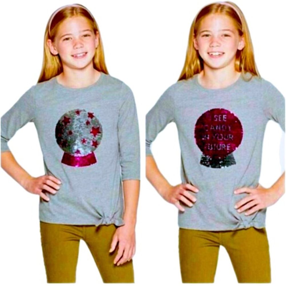 Cat & Jack Crystal Ball Shirt NWT
